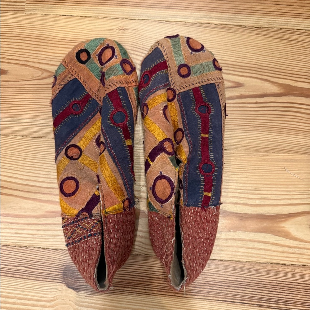 Magnolia Pearl Multicolor Patchwork Flats